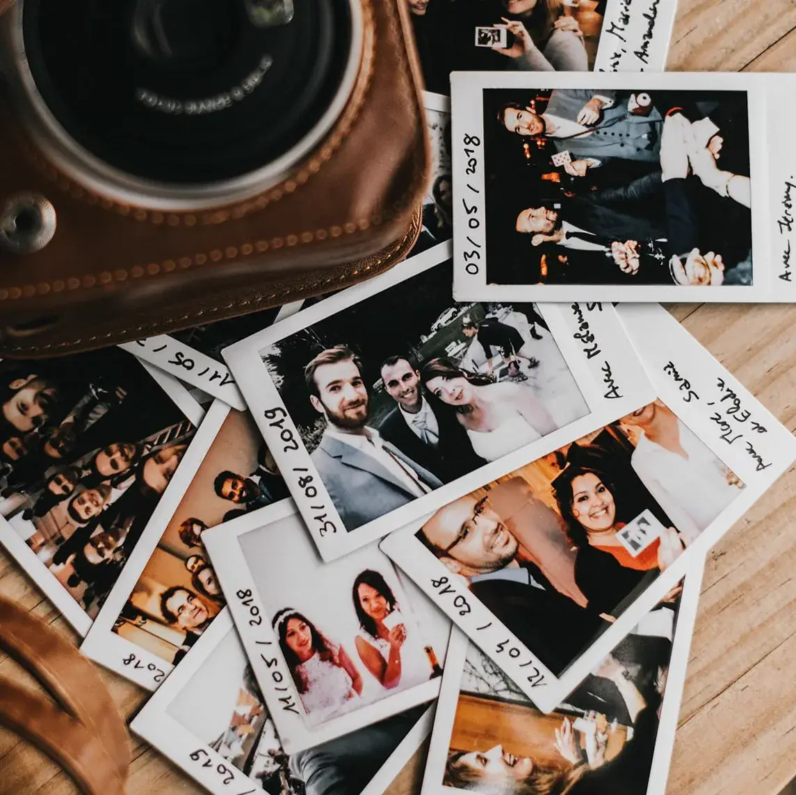 Polaroid pris pendant un séminaire d'entreprise à Genève